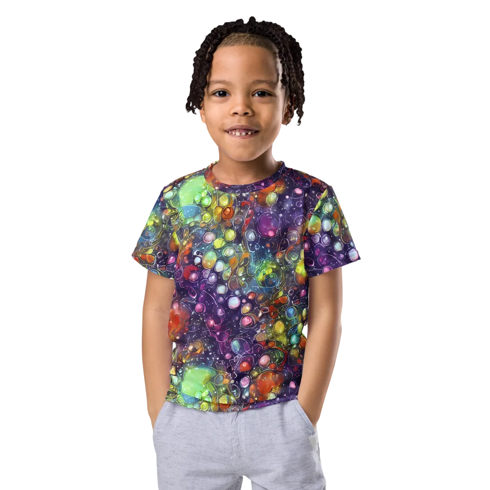 Galactic Nectar on Kids Crew Neck T-Shirt — Front