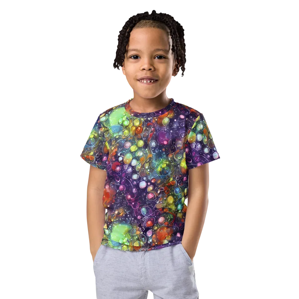Galactic Nectar on Kids Crew Neck T-Shirt — Front