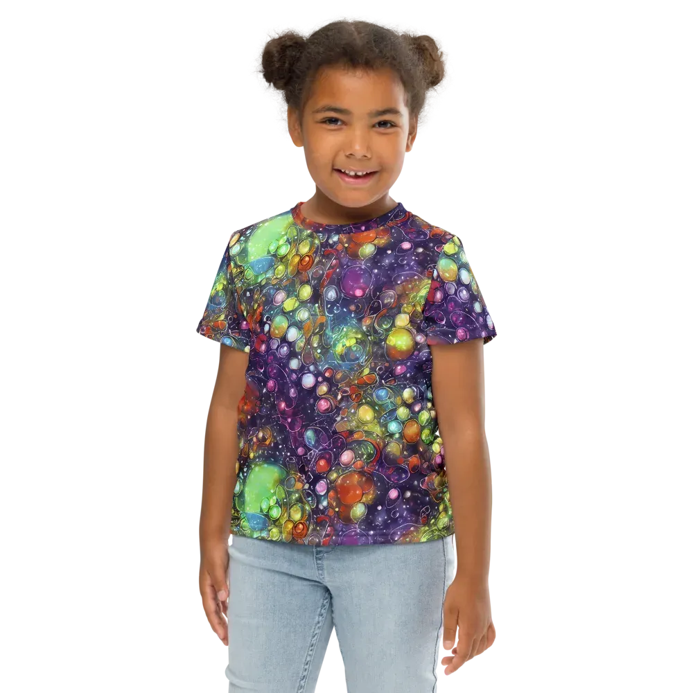 Galactic Nectar on Kids Crew Neck T-Shirt — Front