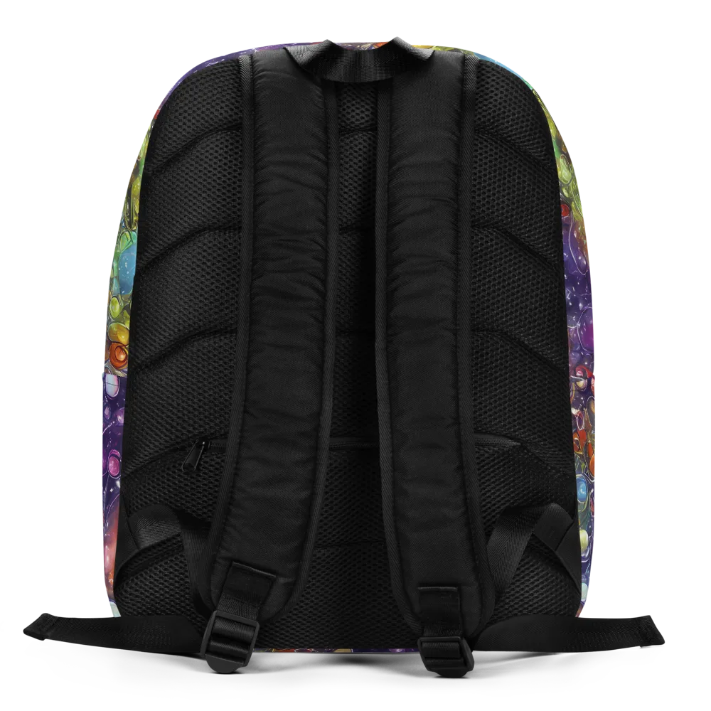 Galactic Nectar on Minimalist Backpack — Back