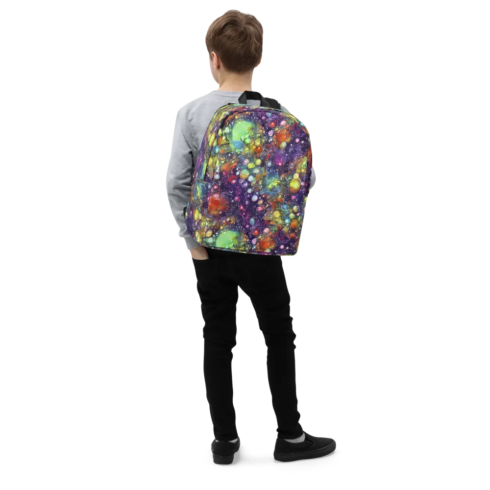 Galactic Nectar on Minimalist Backpack — Right Front