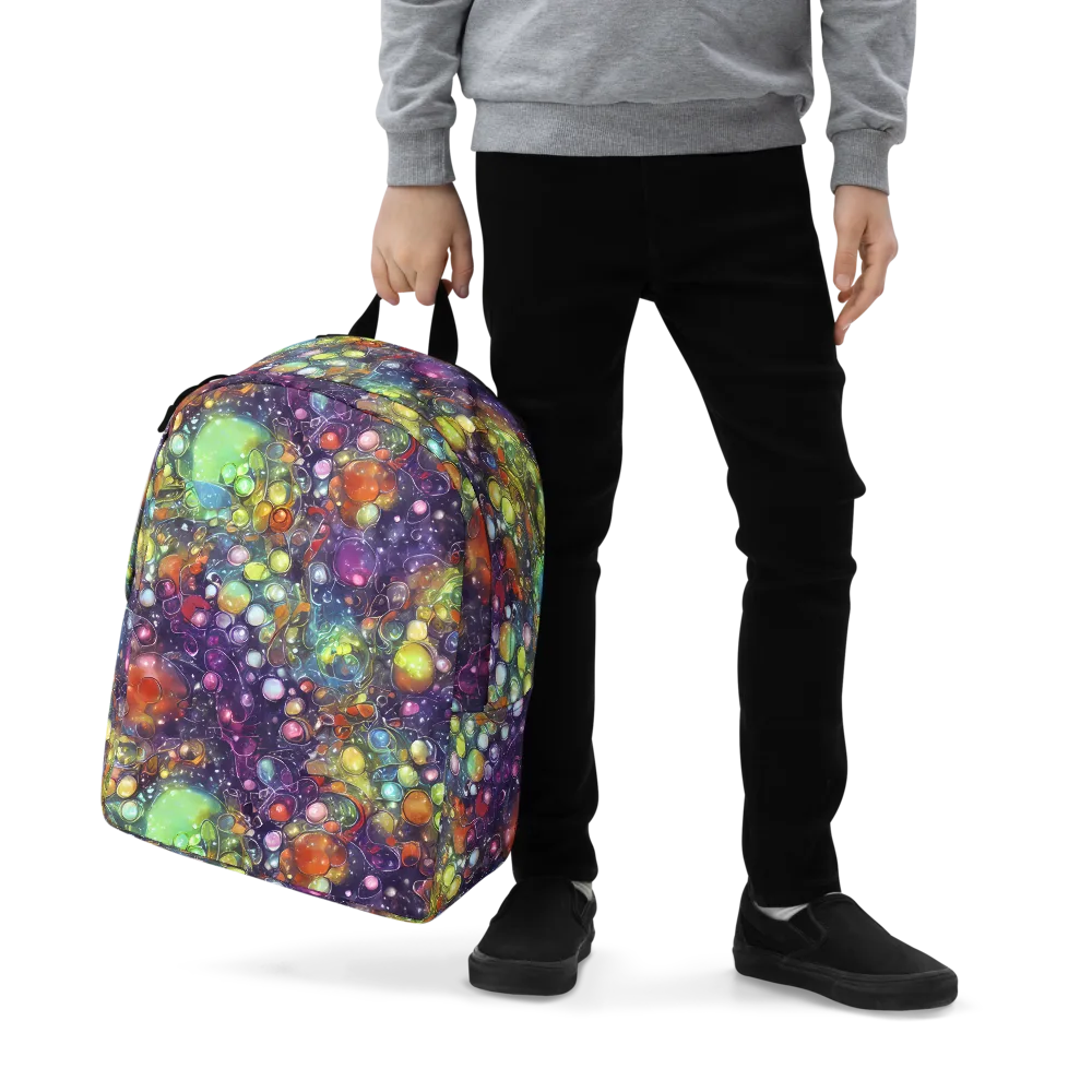 Galactic Nectar on Minimalist Backpack — Zoomed-in