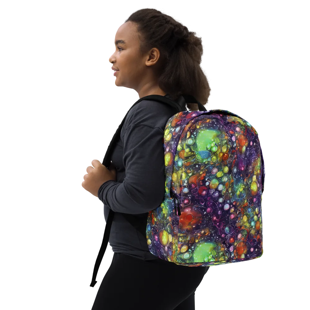 Galactic Nectar on Minimalist Backpack — Right Front