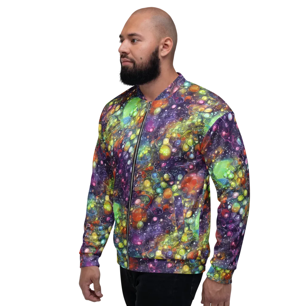 Galactic Nectar on Bomber Jacket — Left