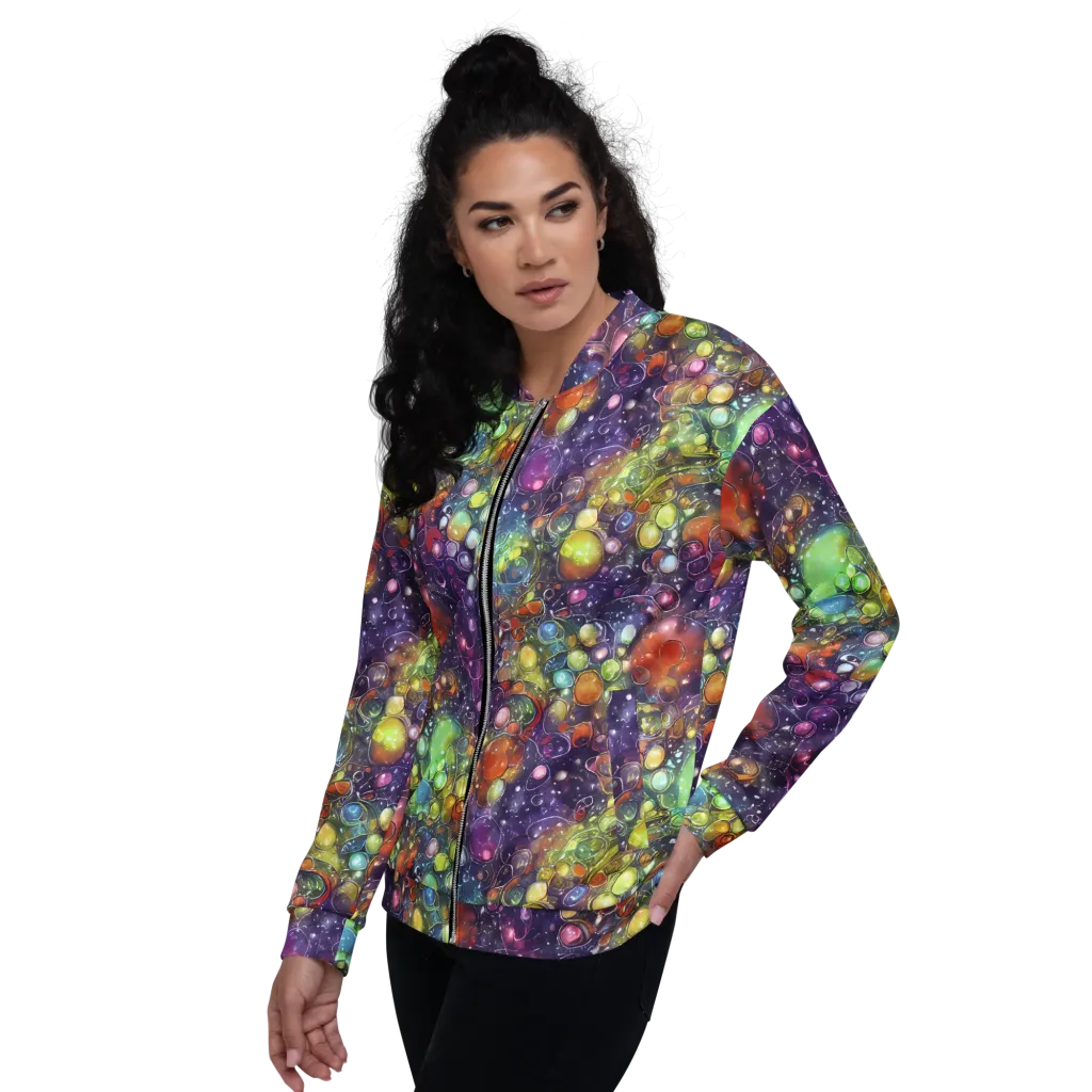 Galactic Nectar on Bomber Jacket — Left