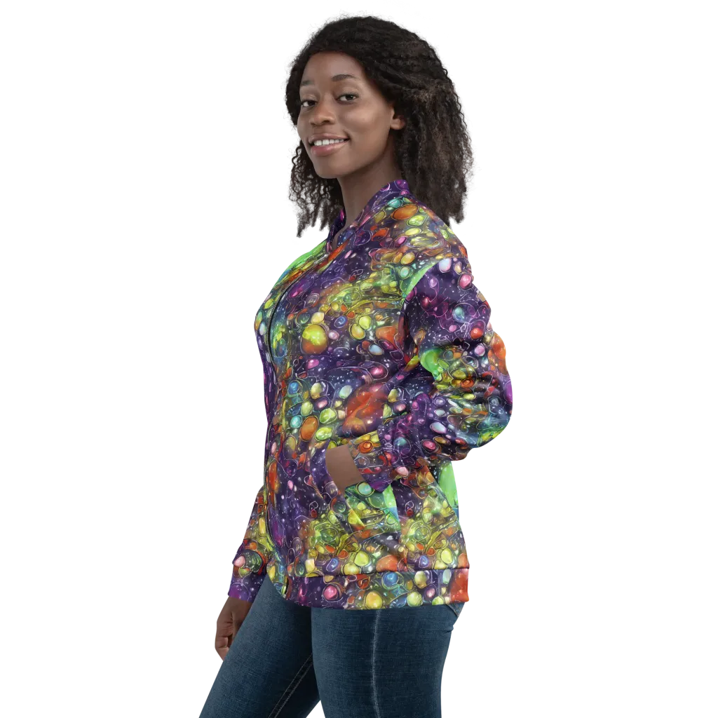 Galactic Nectar on Bomber Jacket — Left
