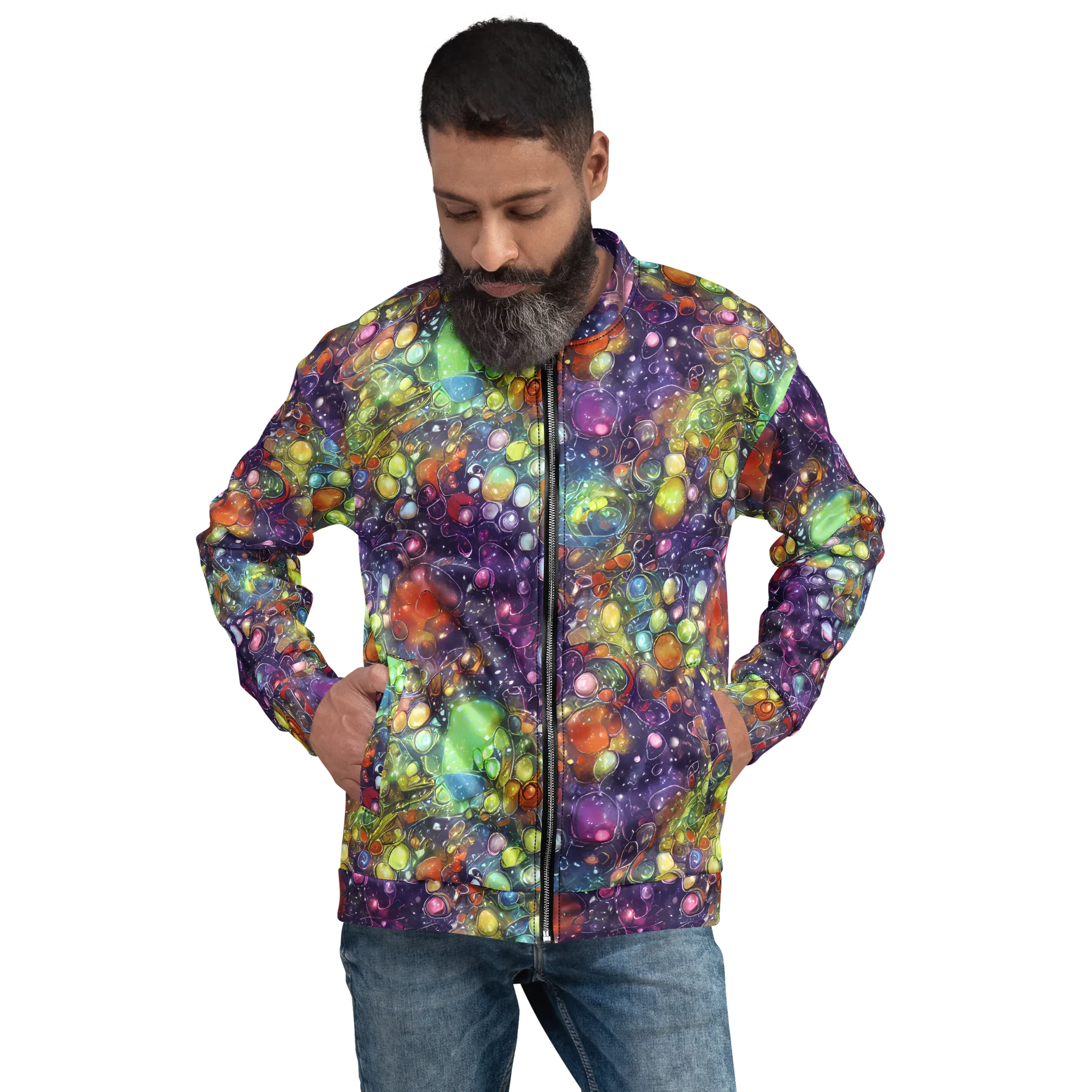Galactic Nectar on Bomber Jacket — Front