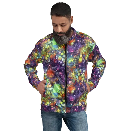 Galactic Nectar on a Bomber Jacket