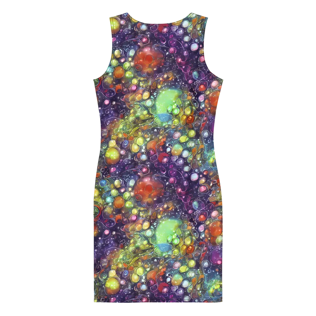 Galactic Nectar on Bodycon Dress — Back