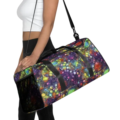 Galactic Nectar on a Duffle Bag