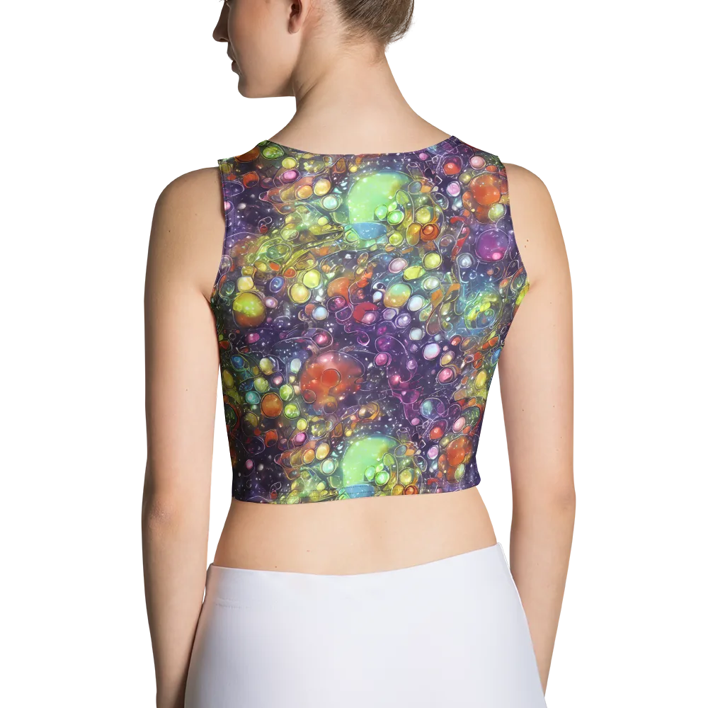 Galactic Nectar on Crop Top — Back