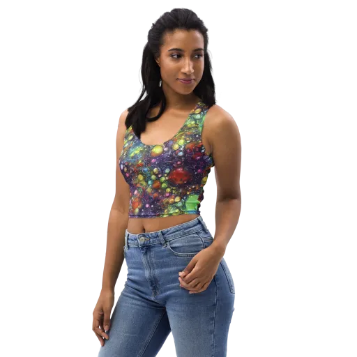 Galactic Nectar on a Crop Top