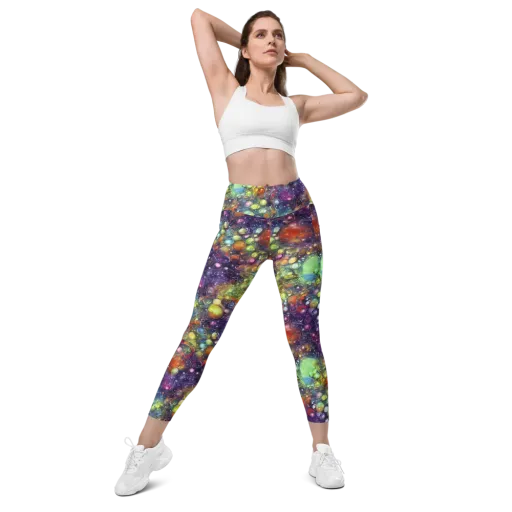 Galactic Nectar on a Leggings with Pockets