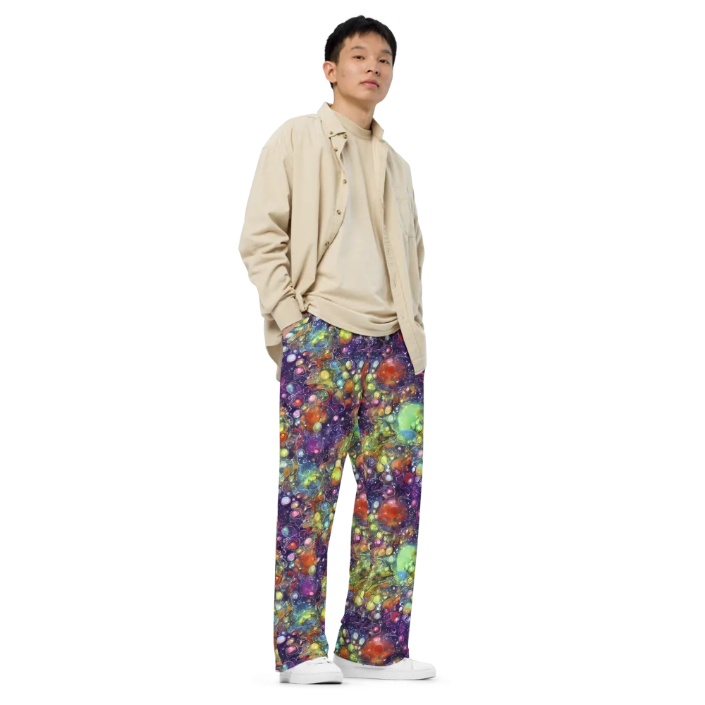 Galactic Nectar on Wide-Leg Pants — Right Front