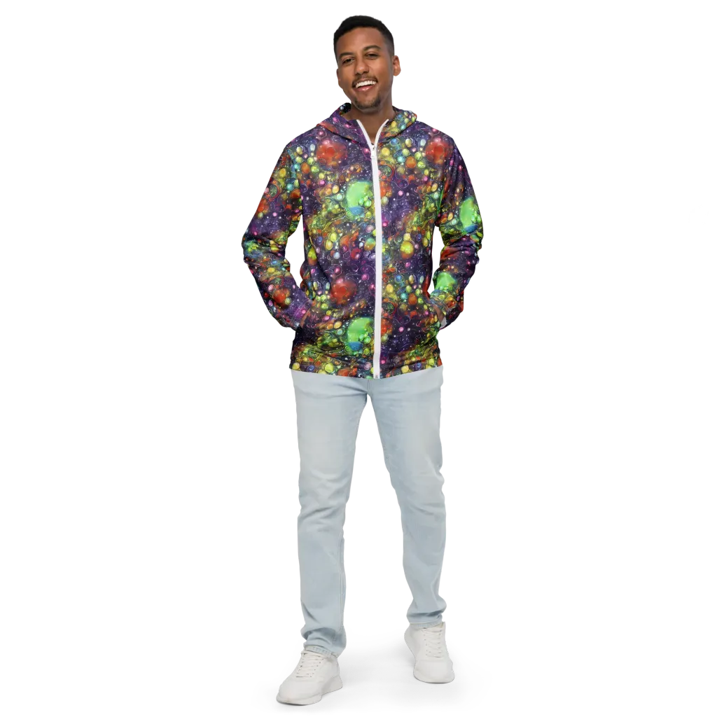 Galactic Nectar on Men's Windbreaker — Front