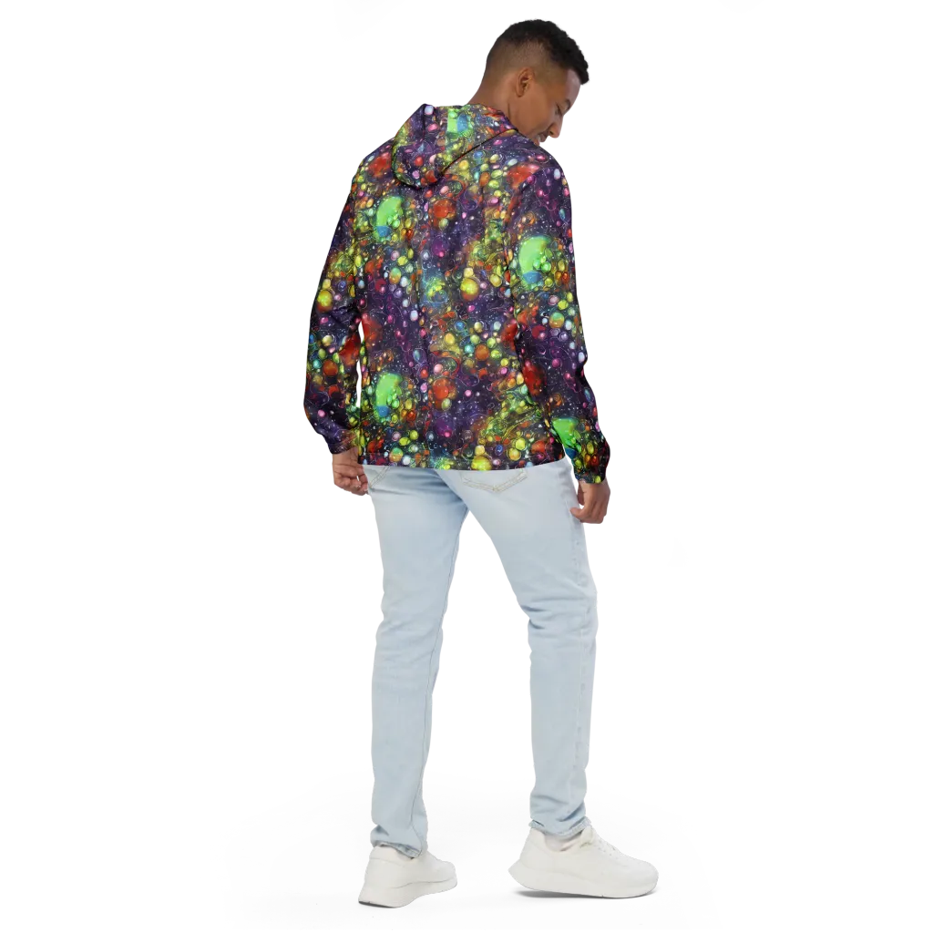 Galactic Nectar on Men's Windbreaker — Back