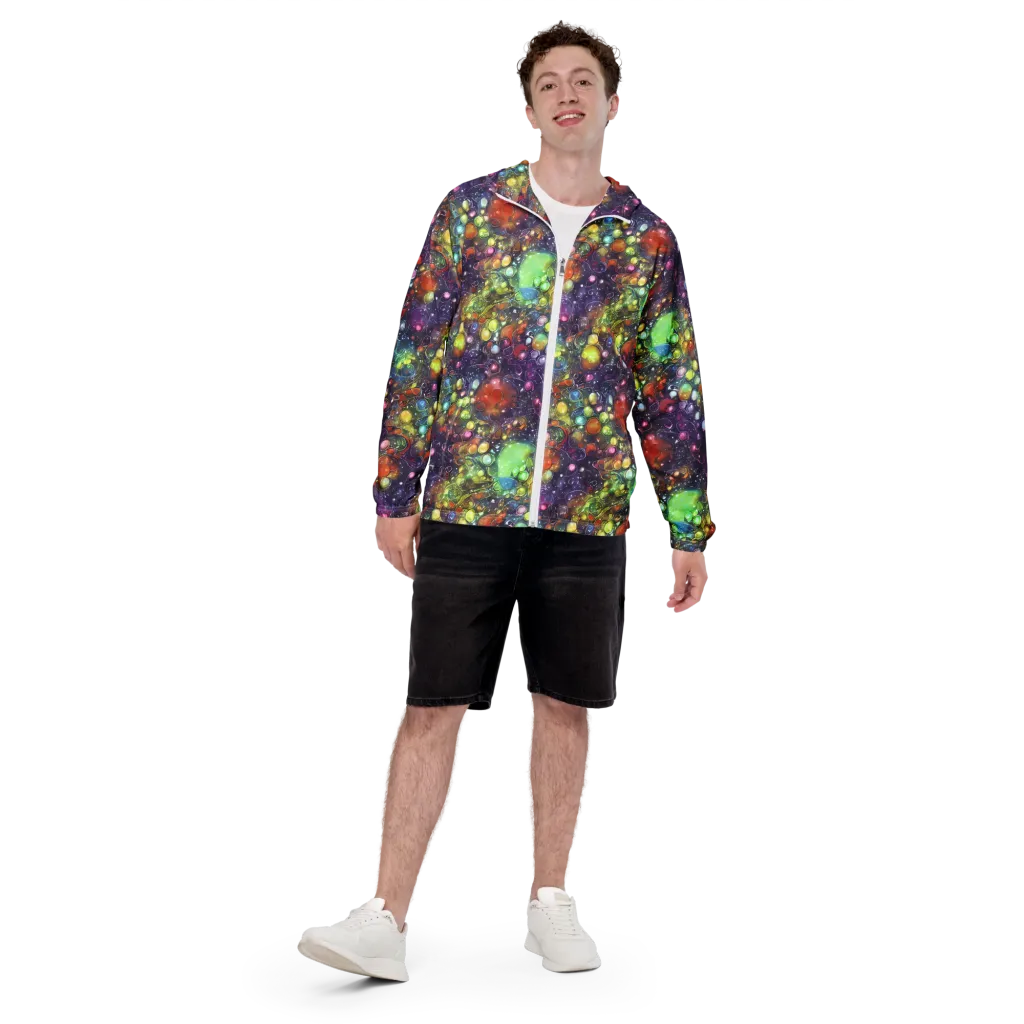 Galactic Nectar on Men's Windbreaker — Front
