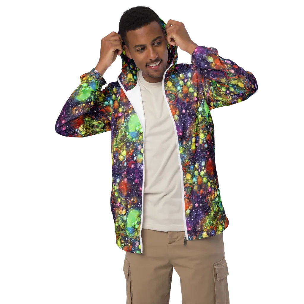 Galactic Nectar on Men's Windbreaker — Front