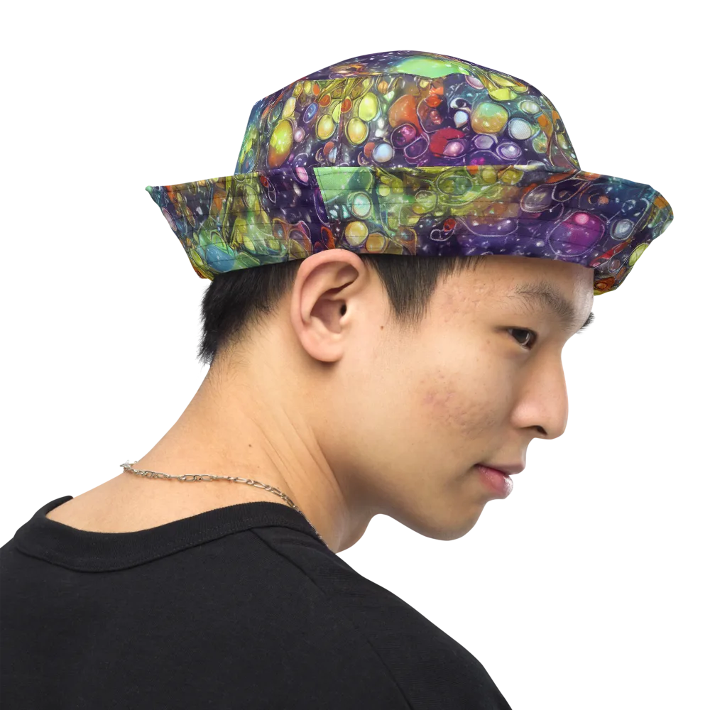 Galactic Nectar on Reversible Bucket Hat — Right Outside
