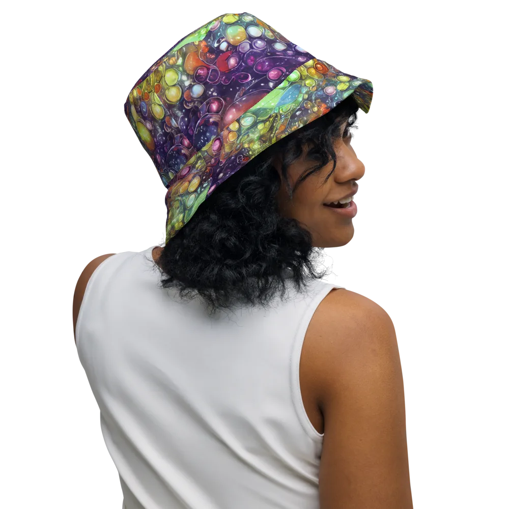 Galactic Nectar on Reversible Bucket Hat — Right Outside