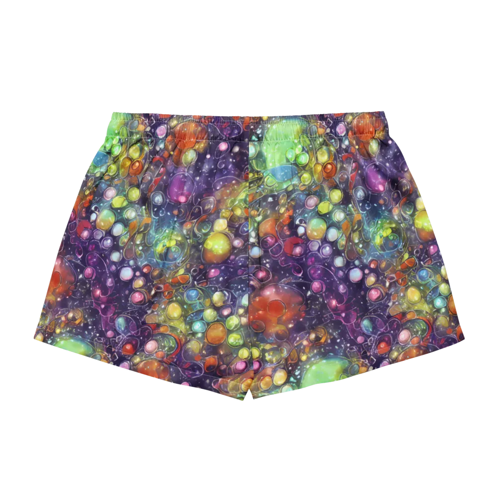 Galactic Nectar on Women's Pajama Shorts — Back