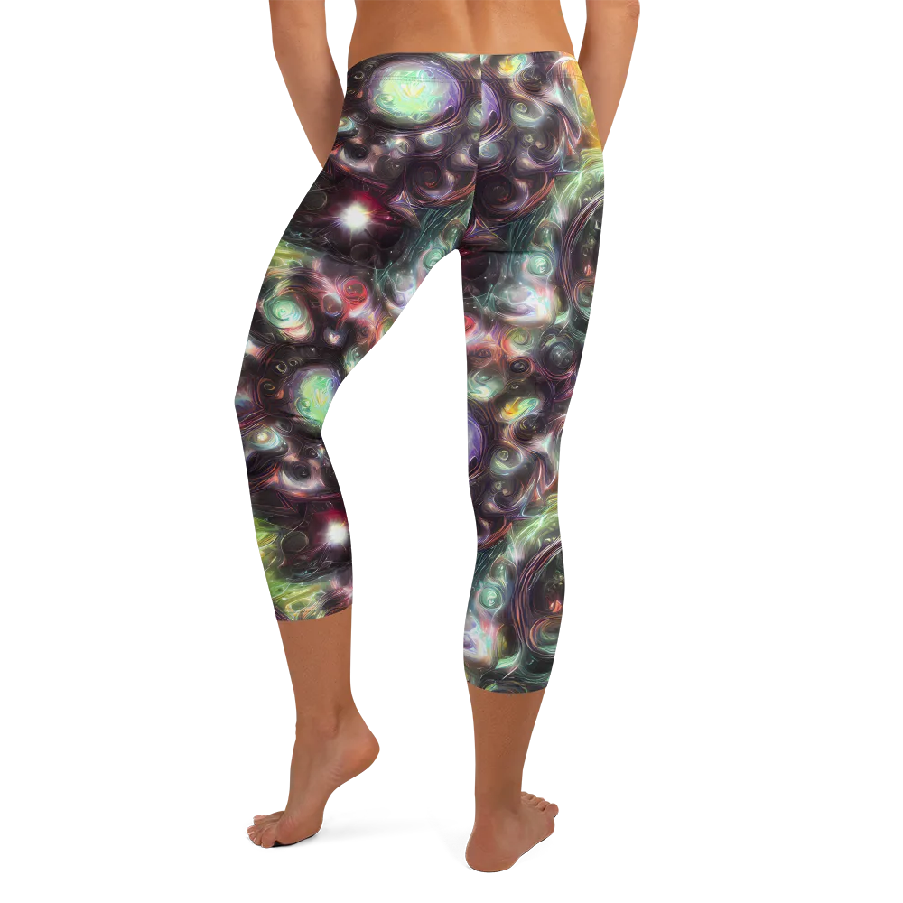 Opal Afterdark on Capri Leggings — Back