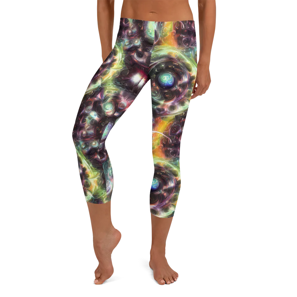 Opal Afterdark on Capri Leggings — Front