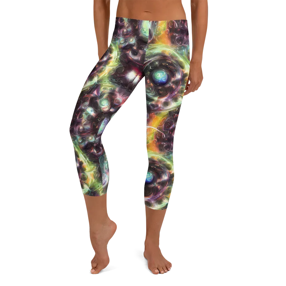 Opal Afterdark on Capri Leggings — Front