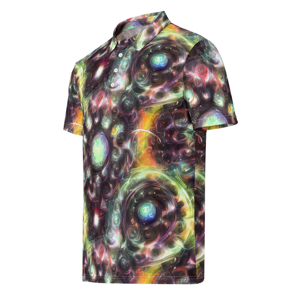 Opal Afterdark on Men's Slim Fit Polo Shirt — Left Front