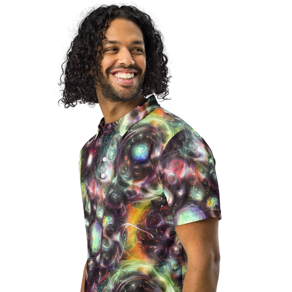 Opal Afterdark on Men's Slim Fit Polo Shirt — Left Front