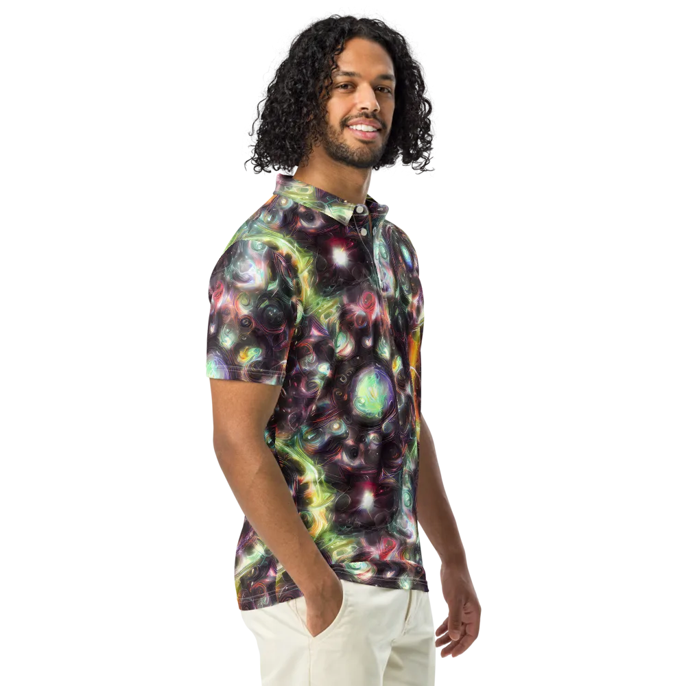 Opal Afterdark on Men's Slim Fit Polo Shirt — Right Front