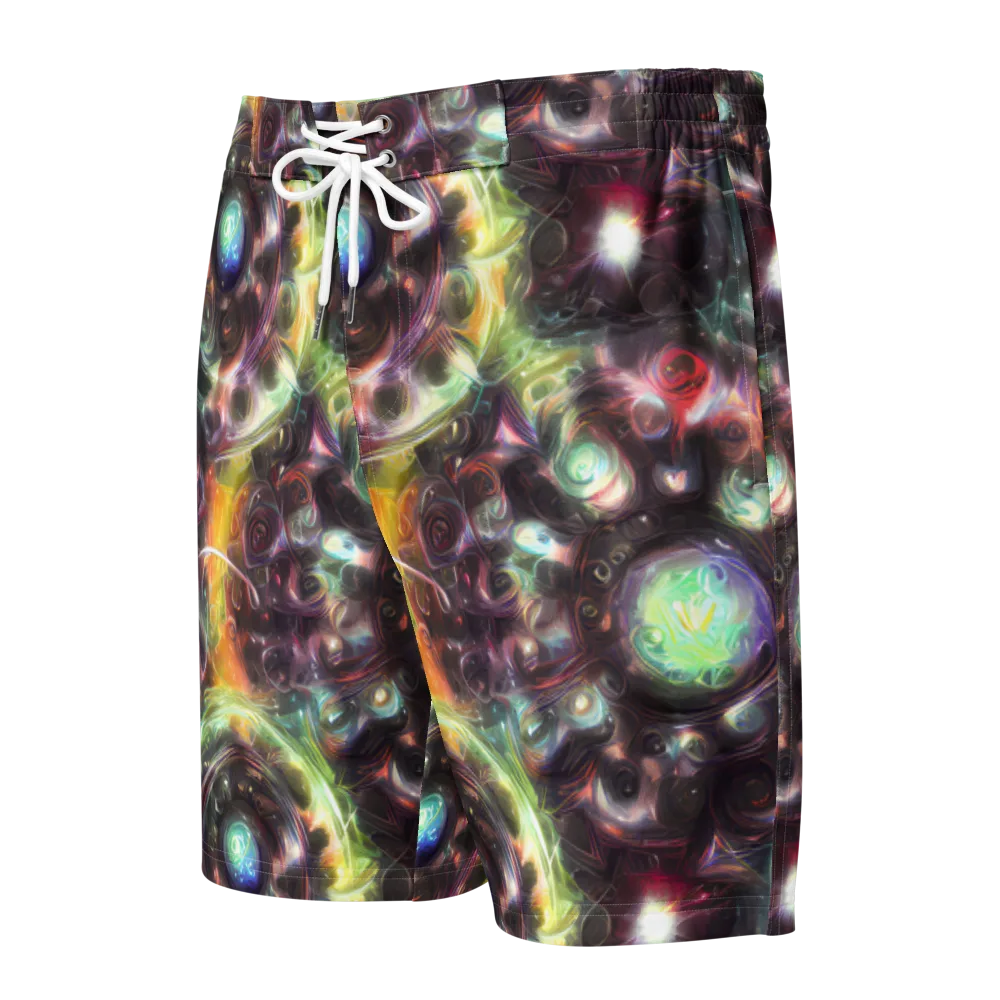 Opal Afterdark on Men's Board Shorts — Front