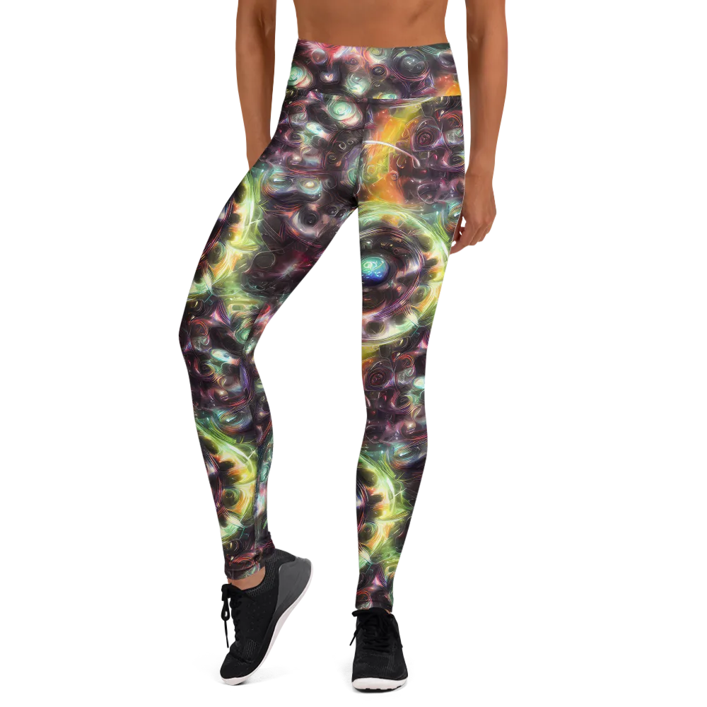 Opal Afterdark on Yoga Leggings — Front