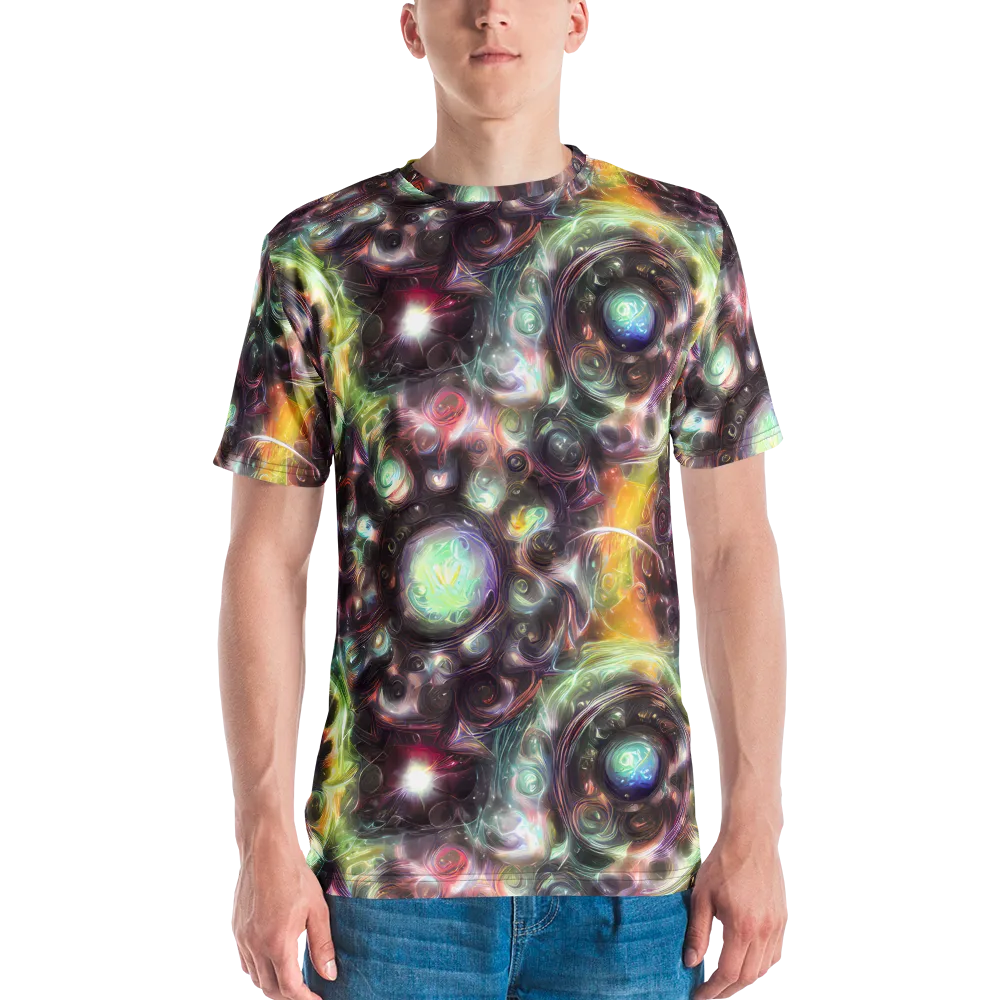 Opal Afterdark on Men's Crew Neck T-Shirt — Front