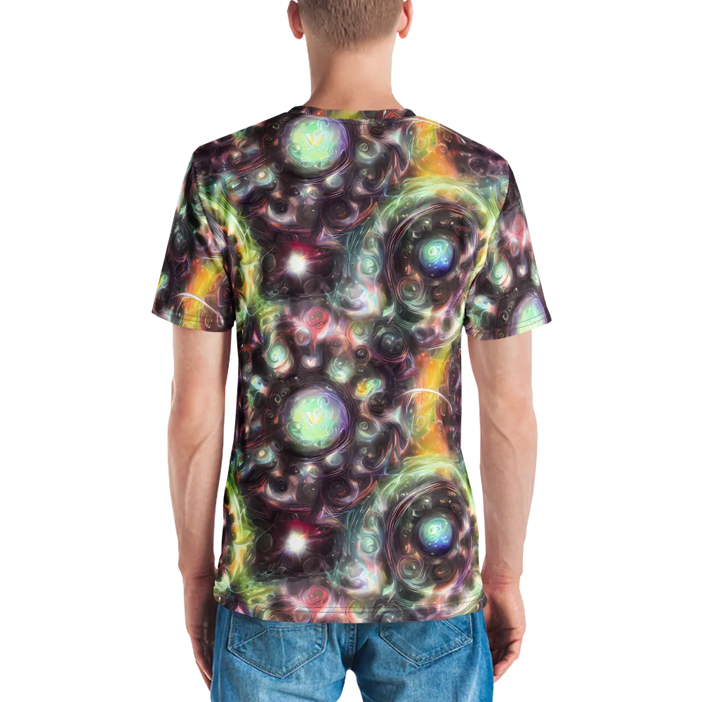 Opal Afterdark on Men's Crew Neck T-Shirt — Back