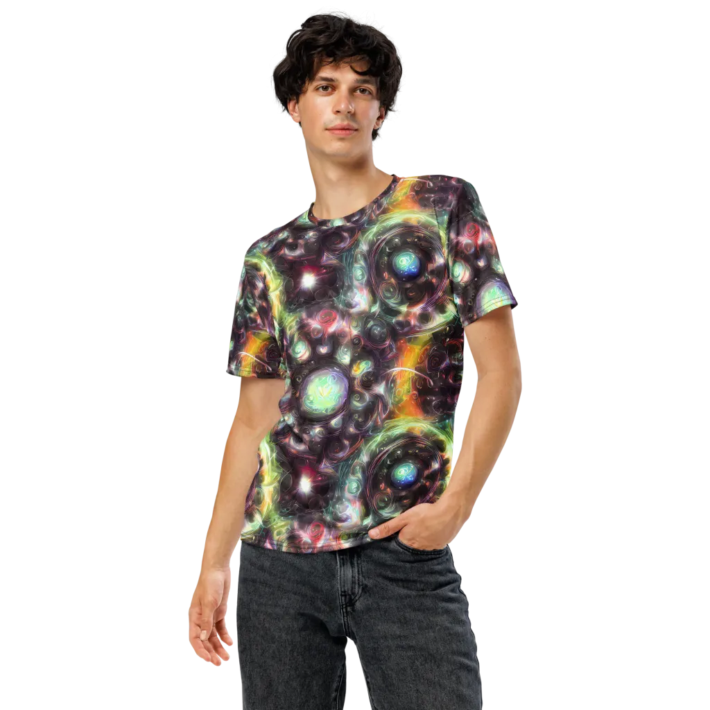 Opal Afterdark on Men's Crew Neck T-Shirt — Front