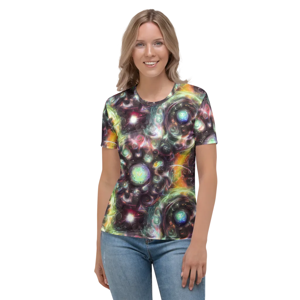 Opal Afterdark on Women's Crew Neck T-Shirt — Front