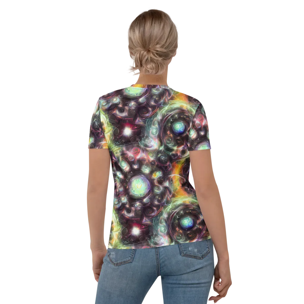Opal Afterdark on Women's Crew Neck T-Shirt — Back