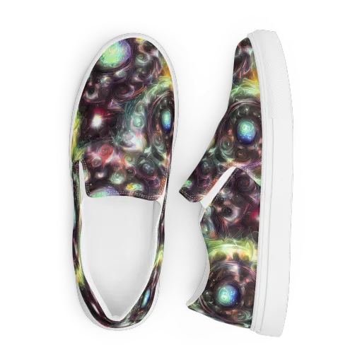 Opal Afterdark on a Men's Slip-On Canvas Shoes