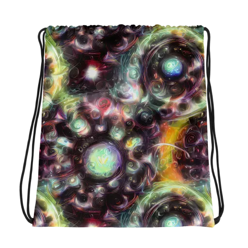 Opal Afterdark on a Drawstring Bag