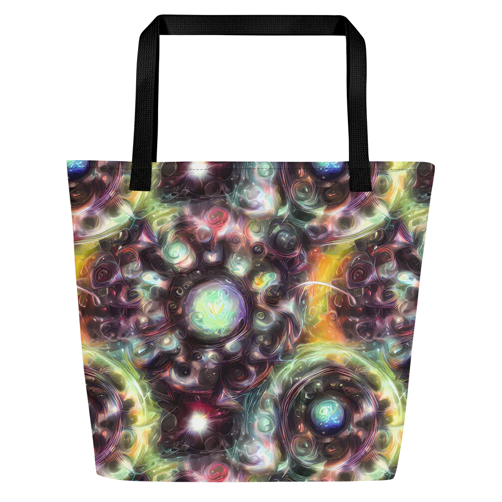Opal Afterdark on Large Tote Bag W/ Pocket — Front