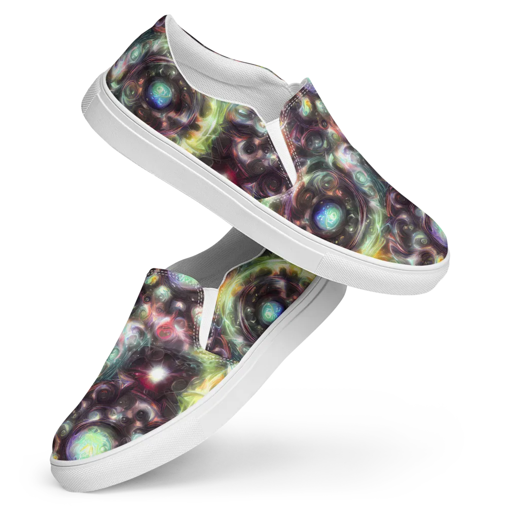 Opal Afterdark on Women's Slip-On Canvas Shoes — Front