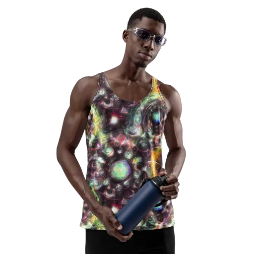 Opal Afterdark on a Men's Tank Top