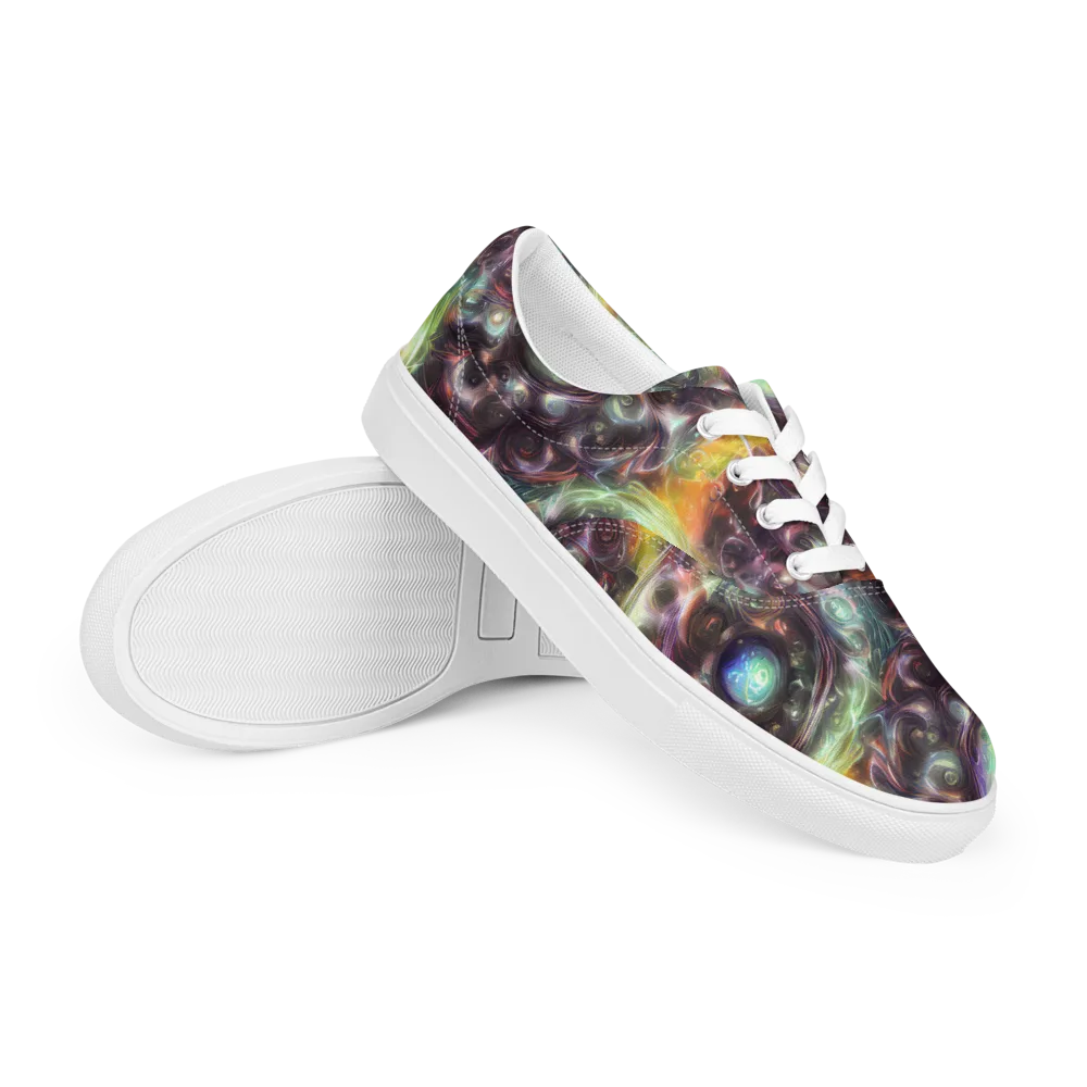 Opal Afterdark on Men's Lace-Up Canvas Shoes — Right Front