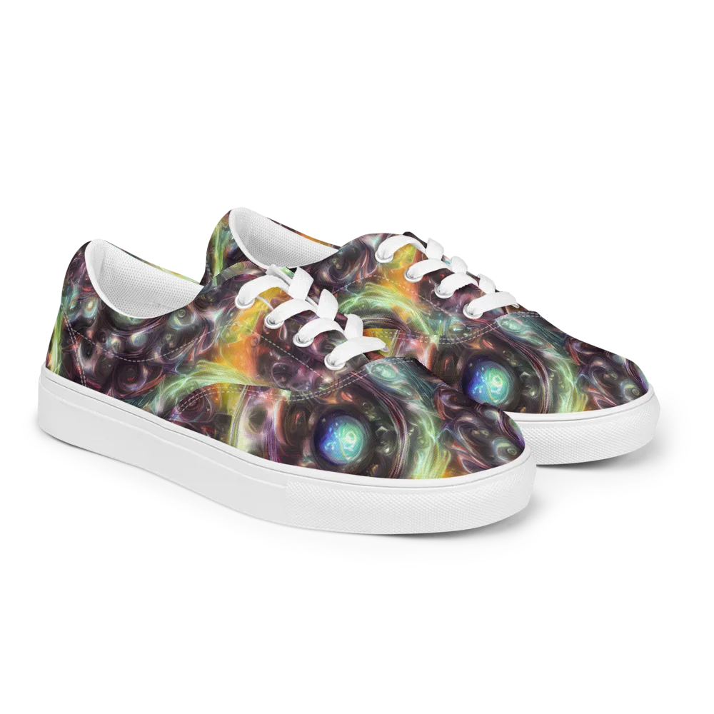 Opal Afterdark on Men's Lace-Up Canvas Shoes — Right Front