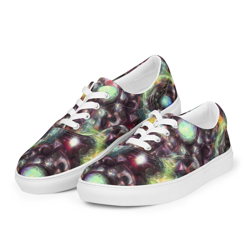 Opal Afterdark on Men's Lace-Up Canvas Shoes — Left Front