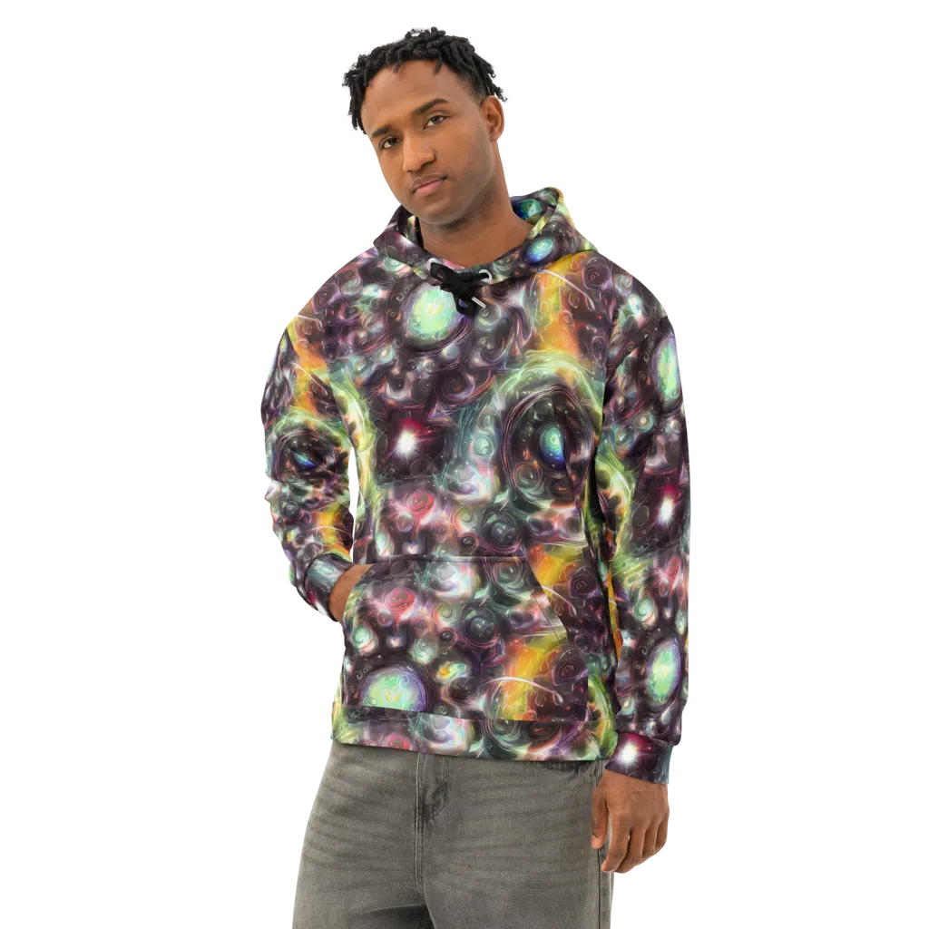 Opal Afterdark on Cotton Hoodie — Left Front