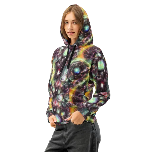 Opal Afterdark on a Cotton Hoodie