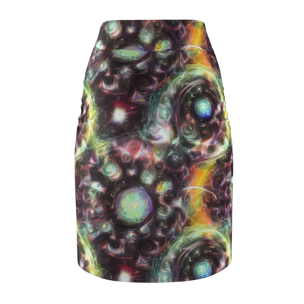 Opal Afterdark on Pencil Skirt — Back