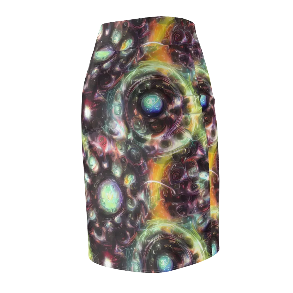 Opal Afterdark on Pencil Skirt — Back Side